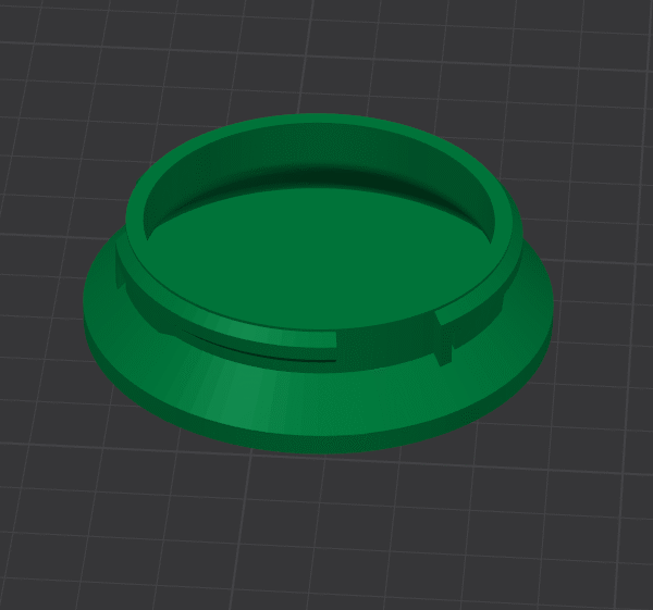 Tampa de saída individual - PETG